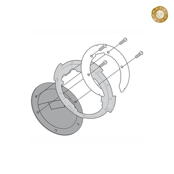  Pát bình xăng GIVI BF11 gắn túi TANKLOCKED dành cho xe BWM/DUCATI/KTM/TRIUMPH 