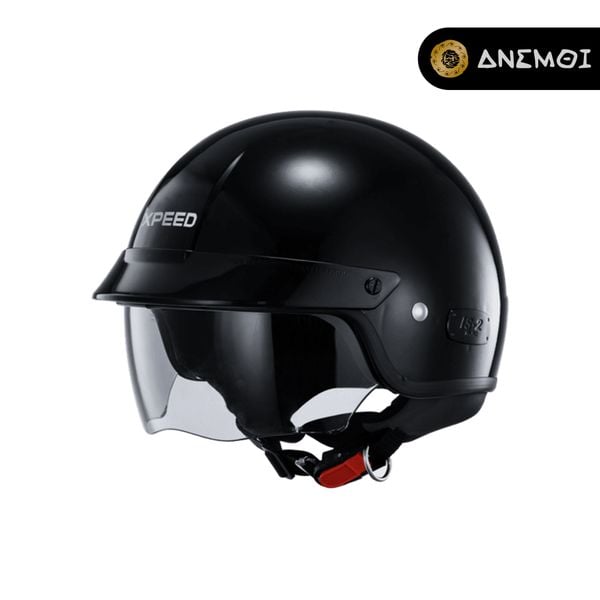  Mũ bảo hiểm nửa đầu XPEED IS-2V - BLACK 