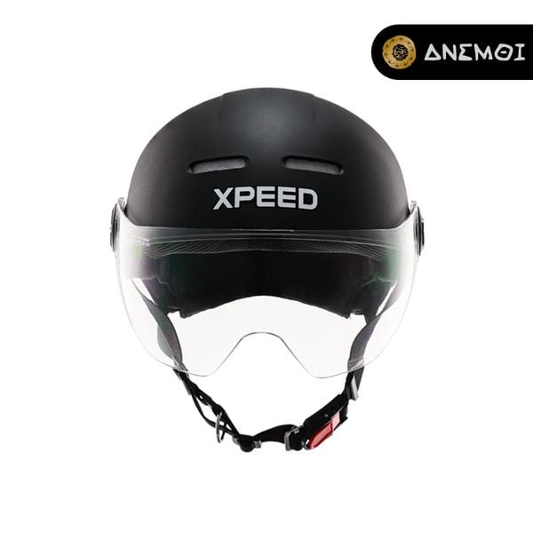  Mũ bảo hiểm nửa đầu có kính XPEED VIVO 20M - MATT BLACK 