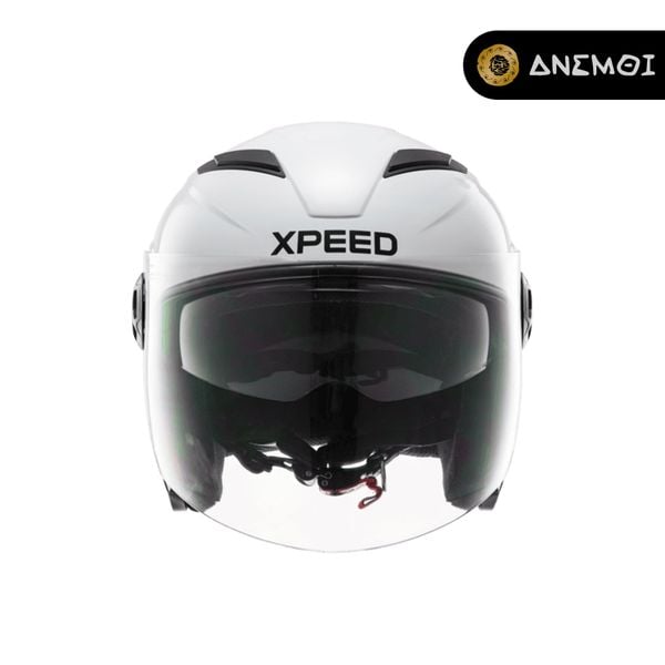 Mũ HJC Xpeed NEX30 màu trắng góc nghiêng 45 độ png