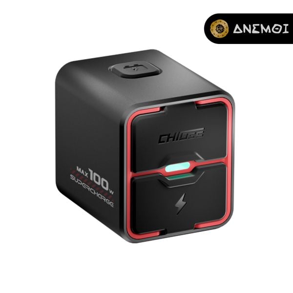  CHIGEE TR100 - Cổng Sạc USB 100W | 2 chiều | Sạc Nhanh & Dưỡng Bình Ắc Quy 