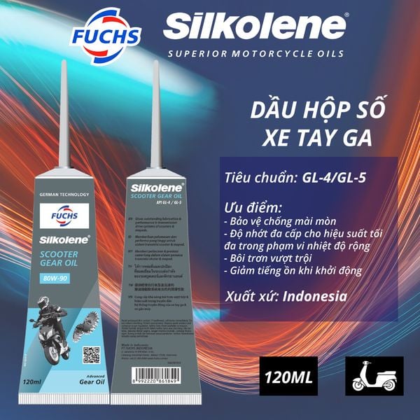  Nhớt hộp số dành cho xe tay ga Fuchs Gear Oil 80W90 