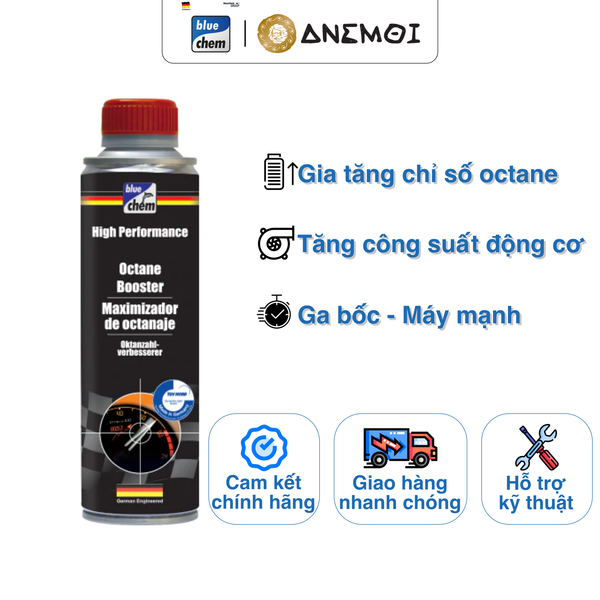  Dung Dịch Tăng Chỉ Số Octane Bluechem Octane Booster (250mL) 