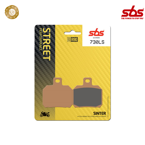  Má phanh SBS 730LS dành cho Heo Brembo P34 2piston đối xứng 