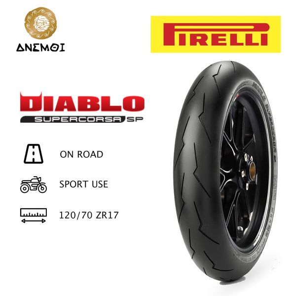  Vỏ lốp Pirelli SuperCorsa V3 - 120/70ZR17 M/C TL 58W-F (lốp trước) 