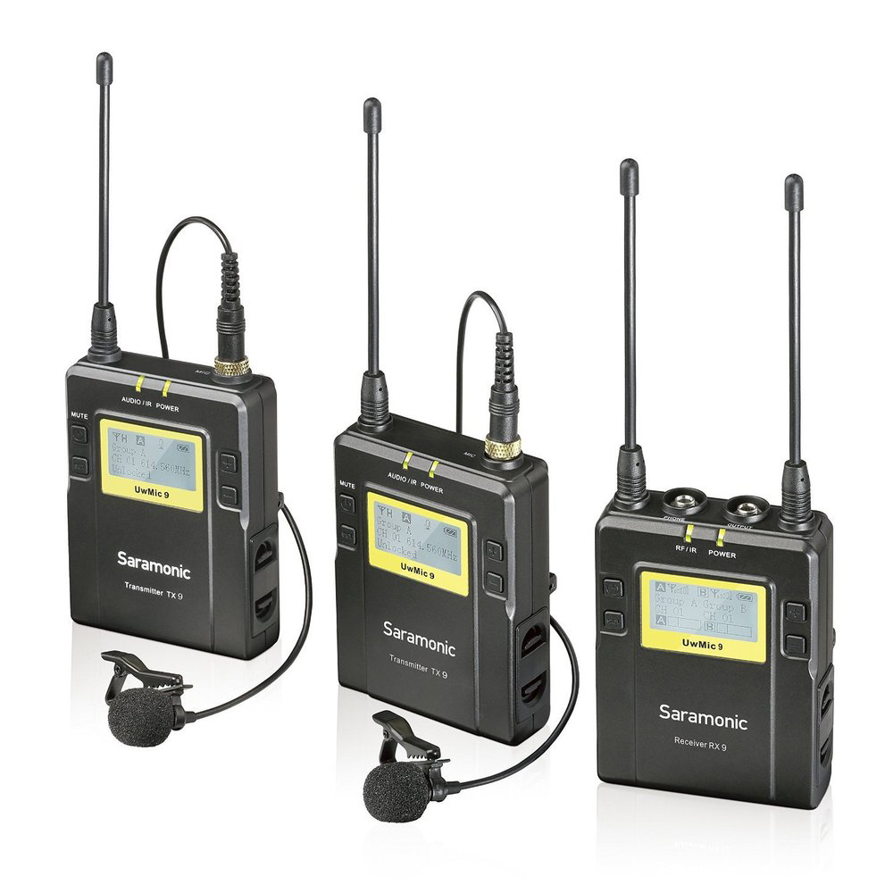 Saramonic Wireless System- UwMic9 Kit 2 (TX9+TX9+RX9) (FS121