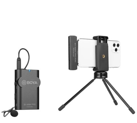 Boya BY-WM4 Pro K3 Mic thu âm không dây dành cho điện thoại iPhone (Lightning)