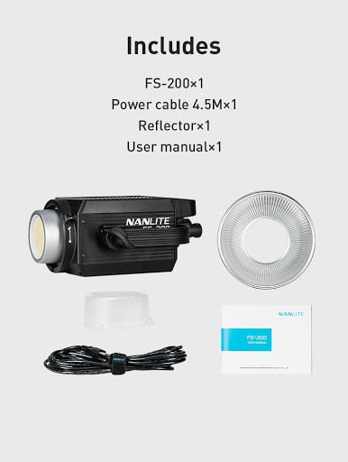 Nanlite FS200 - Đèn Led Spot Light chi tiết