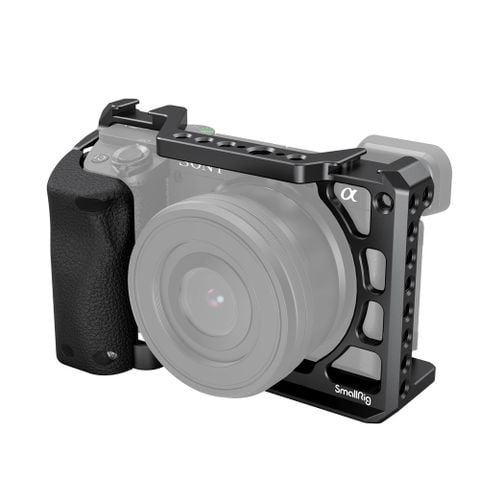 SmallRig 3164 - Khung bảo vệ kèm báng tay cầm Silicon dành cho Sony A6100/A6300/A6400