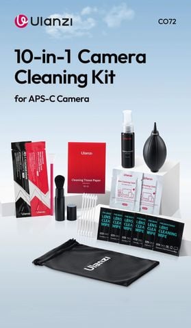 Ulanzi CO72 Bộ vệ sinh máy ảnh 10 trong 1 cho APS-C