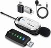 Micro không dây Alvoxcon UM310RO USB  Wireless USB Microphone for iPhone & Computer Recording, Zoom Meeting