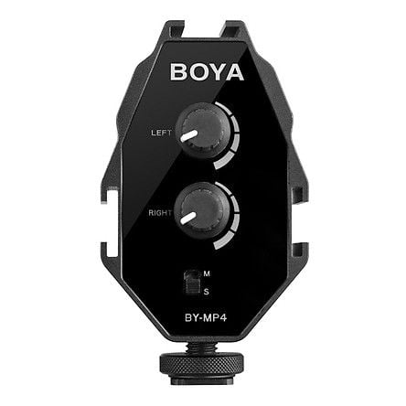 Bộ chuyển đổi âm thanh dành cho Điện thoại và Máy ảnh DSLR cổng 3.5mm - BOYA BY-MP4