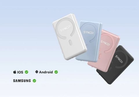 SYNCO XView M4 Màn hình selfie dành cho điện thoại quay vlog, kết nối phản chiếu