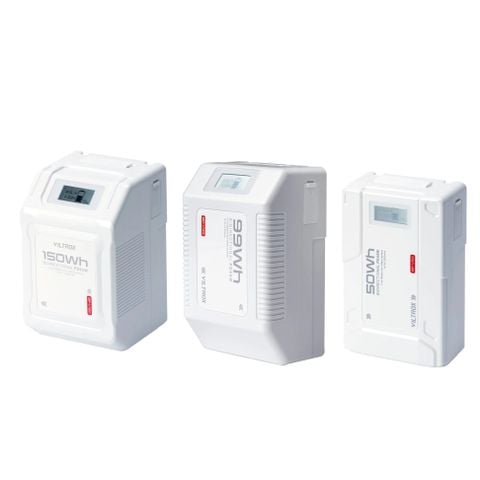 Pin V-Mount Viltrox Snowpeak BP-V50/ BP-V99/ BP-V150 tích hợp màn hình LCD