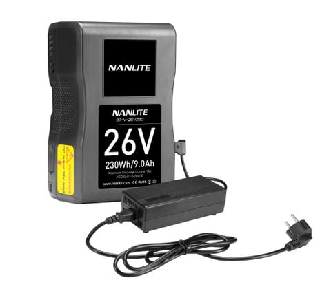 Pin Sạc V-Mount Công Suất 230W Cực Khủng Của NanLite (BT-V-26V230)