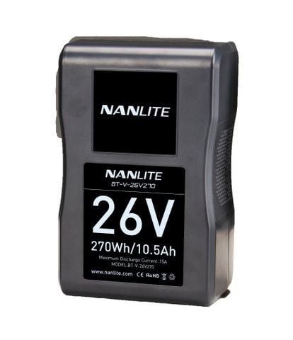 Pin Sạc V-Mount Công Suất 270W Cực Khủng Của NanLite (BT-V-26V270)