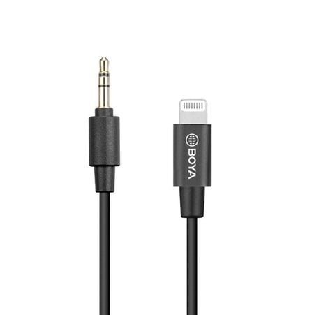 Cáp kết nối BY-K1 .Từ Jack 3.5mm sang Cổng Lightning (3.5mm Male TRRS to Male lightning adapter cable)