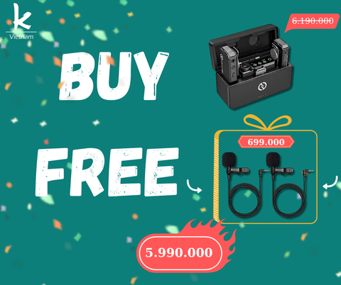 Mic Thu Âm Không Dây Hollyland LARK MAX Duo - Tặng 2 dây Lavalier