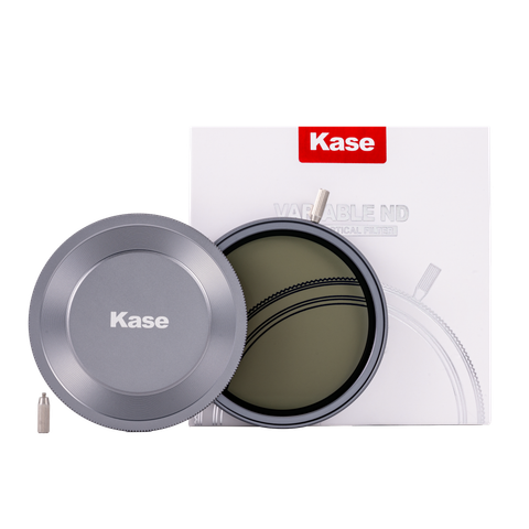 Bộ Kính Lọc KASE Variable ND 1.5 -5  Stops Filter With Magnetic Cap ( từ 67mm - 82mm ) / ( Phiên bản nâng cấp của bản ND 2-5 stop)