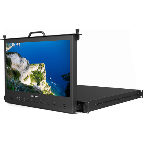 Lilliput RM-1730S 17.3″ Full HD pull-out Rack monitor with waveform, v