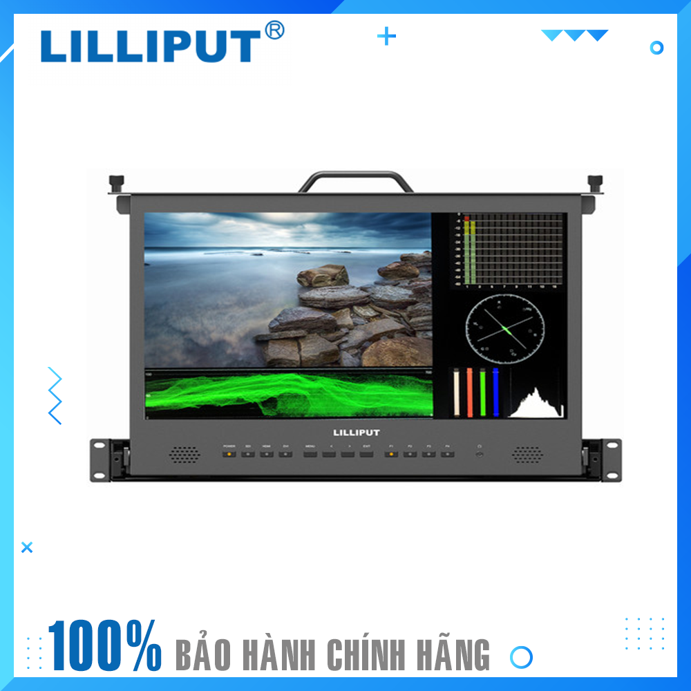 Lilliput RM-1730S 17.3″ Full HD pull-out Rack monitor with waveform, v