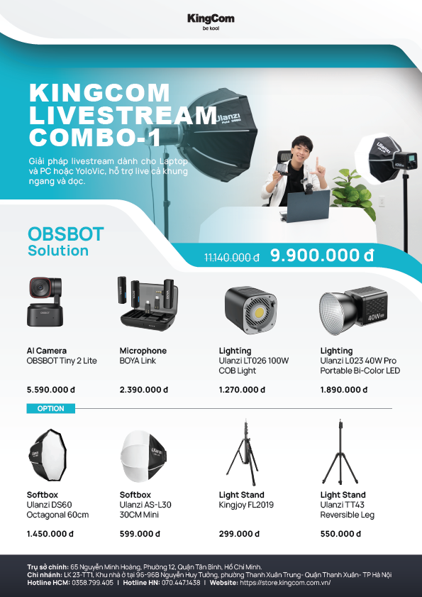 Kingcom Livestream Combo - 1