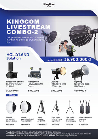 Kingcom Livestream Combo - 2