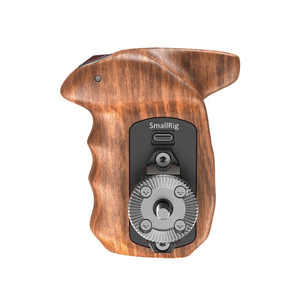 SmallRig Right Side Wooden Hand Grip with Record Start/Stop Remote Trigger for Sony Mirrorless Cameras HSR2511 (NRSQ1)