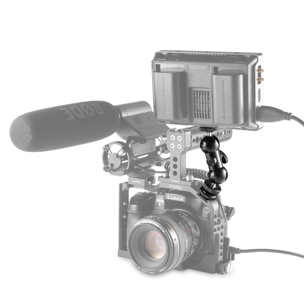 SmallRig 1135 - Double Ball Heads with Cold Shoe and Thumb Screw (NRUN1)