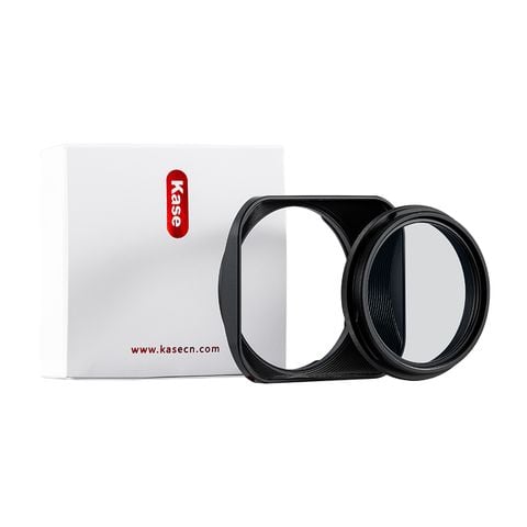 Kase Square Lens Hood + MCUV (III) For Fujifilm X100VI Black / Silver