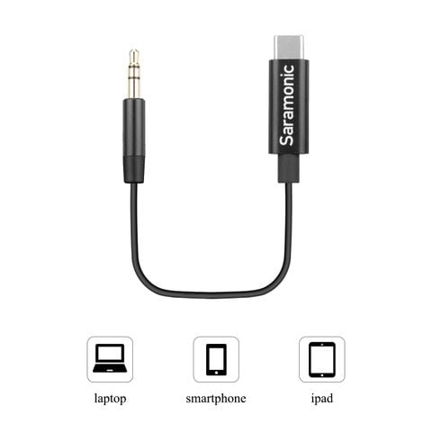 Saramonic SR-C2001 – Jack chuyển đổi âm thanh 3.5mm và USB Type-C