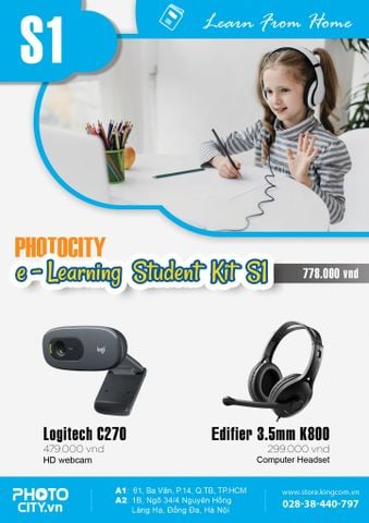 PhotoCity e -learning Student Kit S1 (Bộ dụng cụ học online)