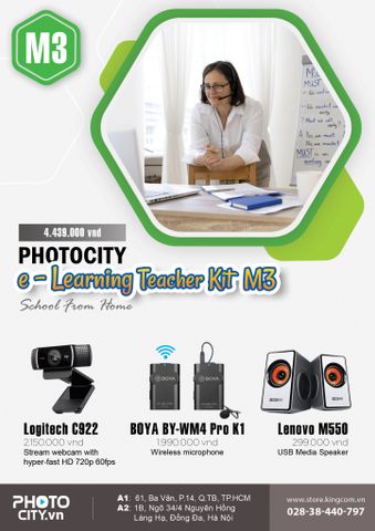 PhotoCity e -learning Teacher Kit M3 (Bộ dụng cụ dạy học online)