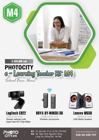 PhotoCity e -learning Teacher Kit M4 (Bộ dụng cụ dạy học online)