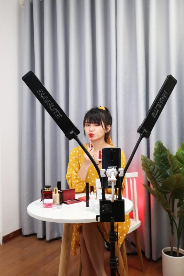 NanLite Combo S2 – Giải pháp cho Livestream / Youtuber / Makeups chi tiết