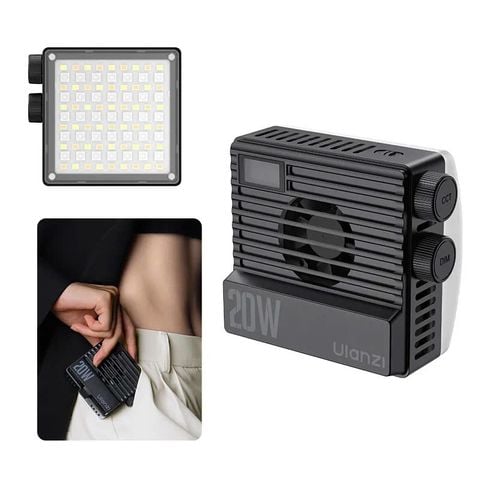 (Comming soon) Ulanzi  LE20 - Đèn trợ sáng RGB tích hợp quạt tản nhiệt công suất 20W