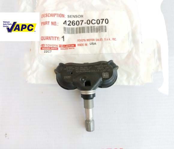 Cảm biến áp suất lốp/ Van áp suất lốp  ( 42607-0C070 )