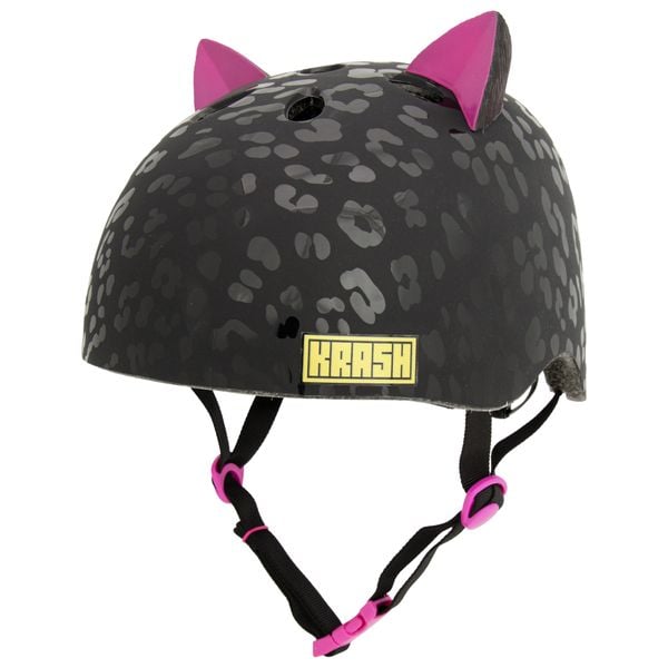  Mũ bảo hiểm Trẻ Em Raskullz | Báo Đen Leopard Kitty Black 