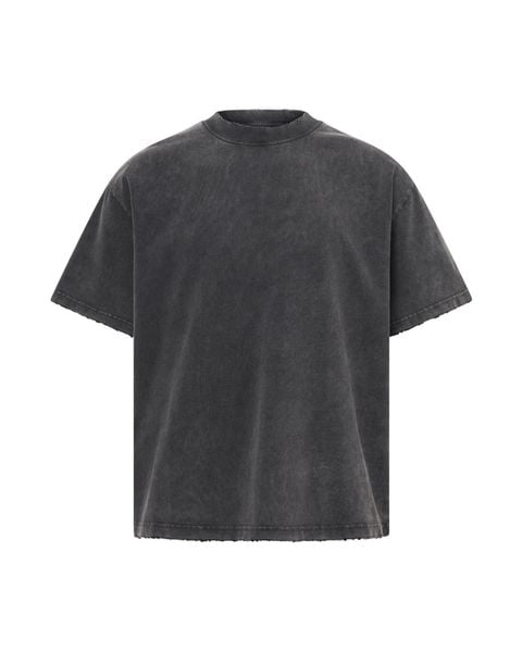 DIMOIR Washed Gray Ripped T-Shirts 