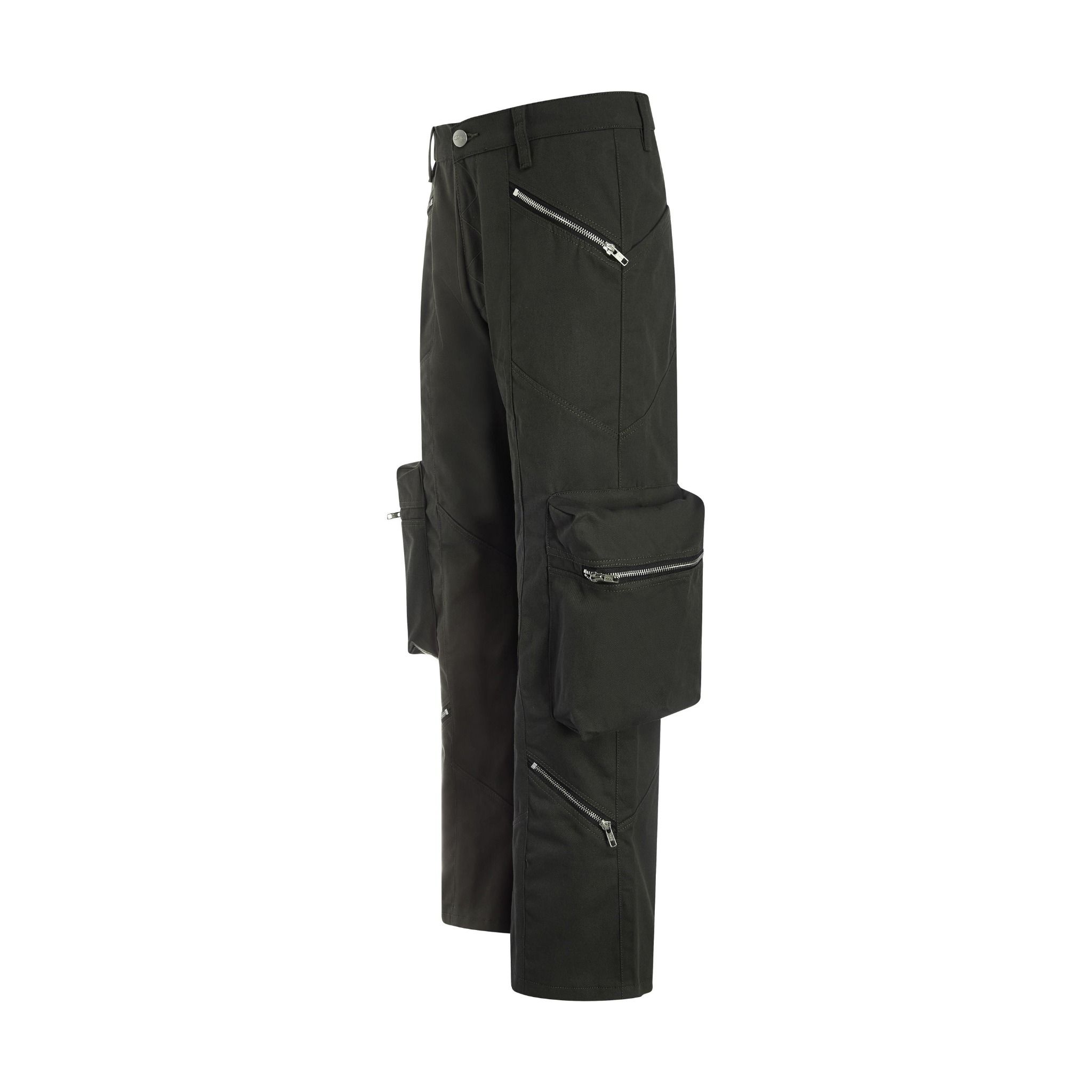 Gray Tactical Cargo Pants Dimoir Studio