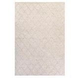  Rhombus Indian wool rug - Light Brown 