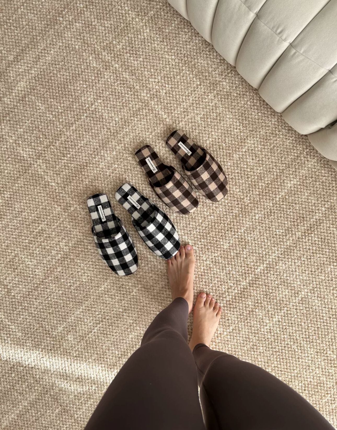  Neutral Beige Wool Rug 