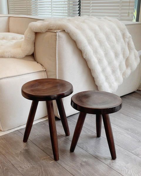  Wood stool 