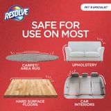  Resolve Pet Specialist Carpet Cleaner, Stain Remover and Odor eliminator trigger, Floor and Upholstery Cleaner 