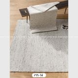  Indian Hand-woven Woolen Rug 