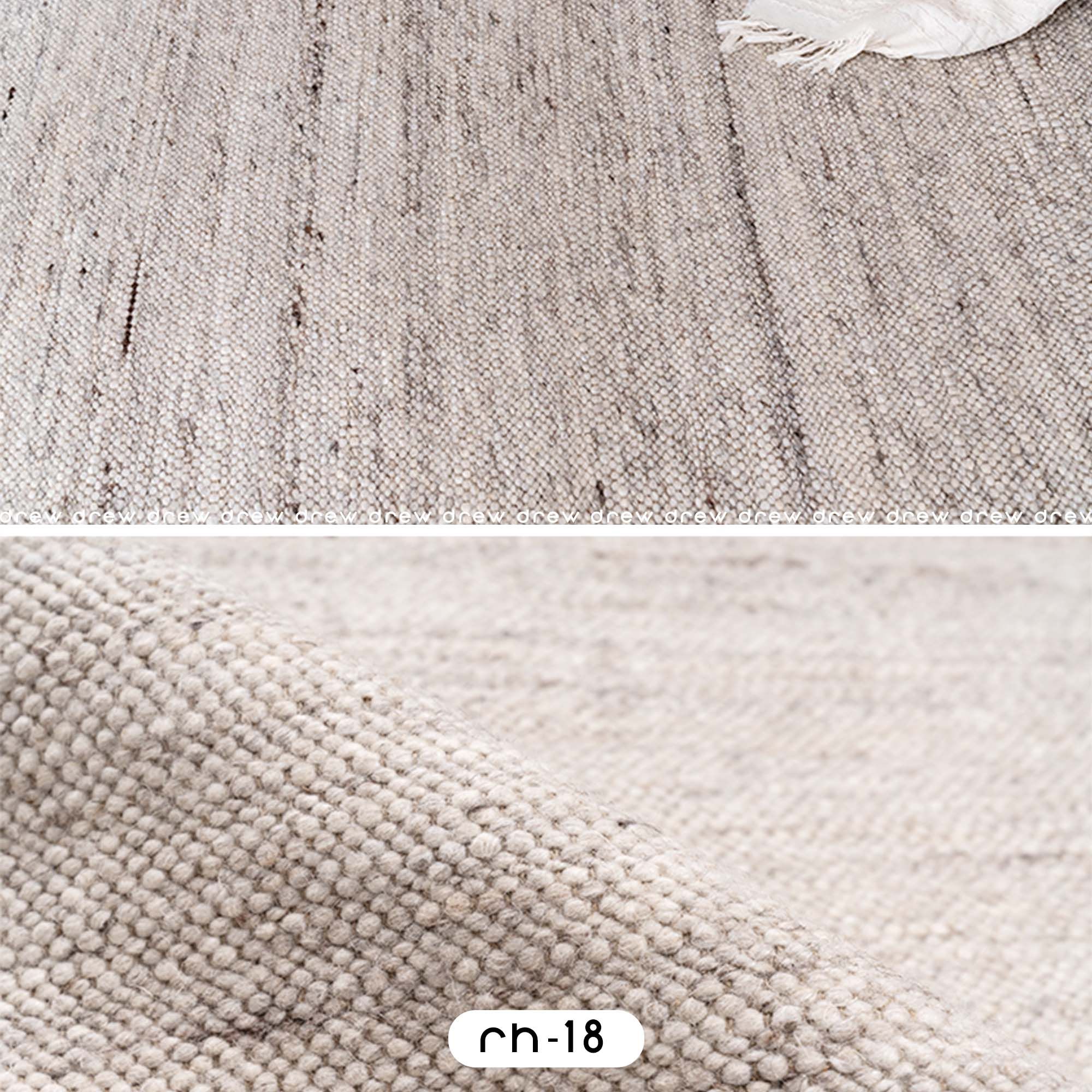  Indian Hand-woven Woolen Rug 