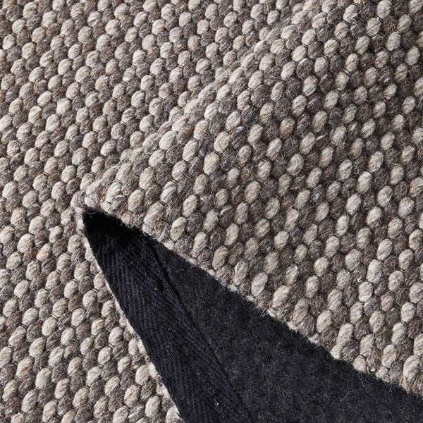  COK Indian Wool Rug - Dark Brown - COK02 