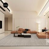  COK Indian Wool Rug - Brown - COK08 