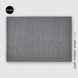  COK Indian Wool Rug - Dark Grey - COK03 