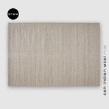  COK Indian Wool Rug - Brown - COK08 